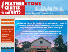 Tablet Screenshot of featherstoneart.org